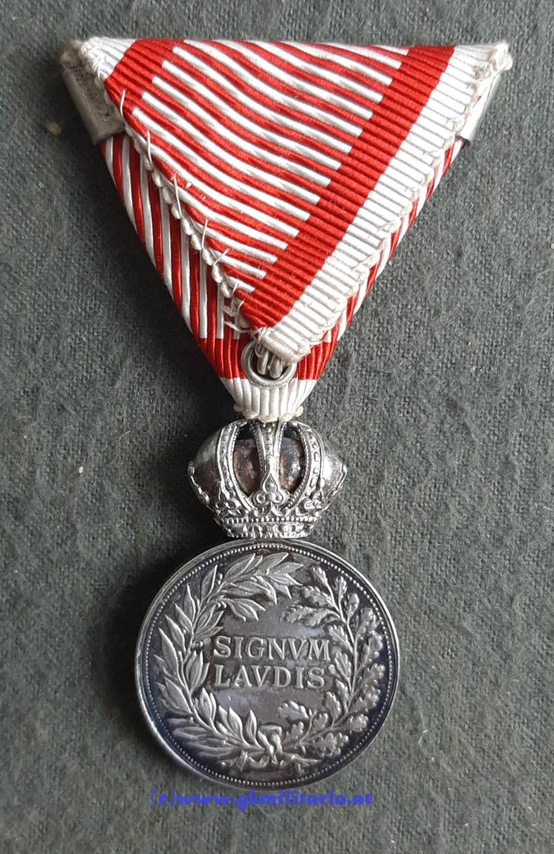 k.u.k. Silberne Militärverdienstmedaille Kaiser Franz Josef I.