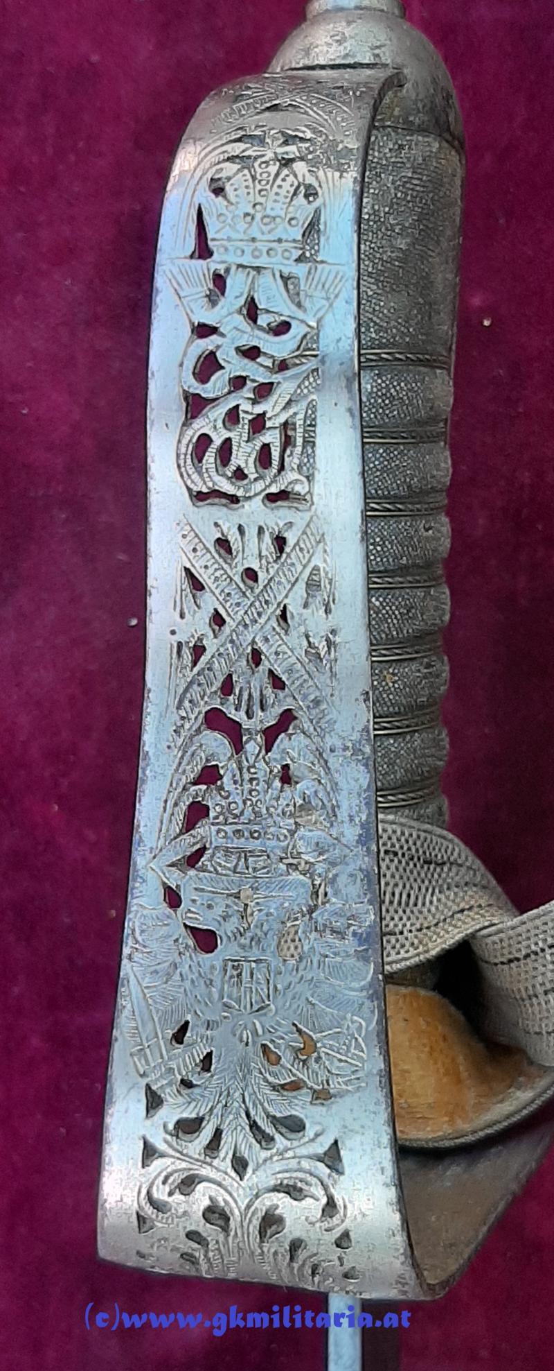 k.u.k. Landwehr-Gebirgstruppe Säbel für Offiziere Kaiser FJ I.!