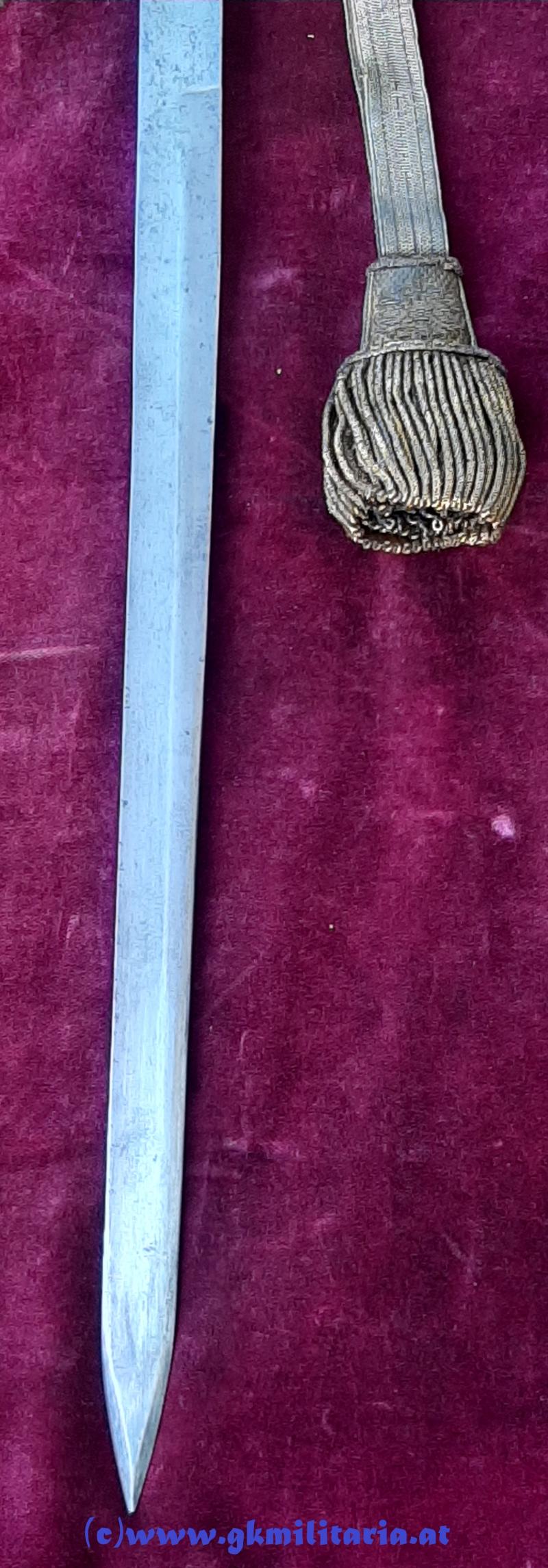 k.u.k. Landwehr-Gebirgstruppe Säbel für Offiziere Kaiser FJ I.!