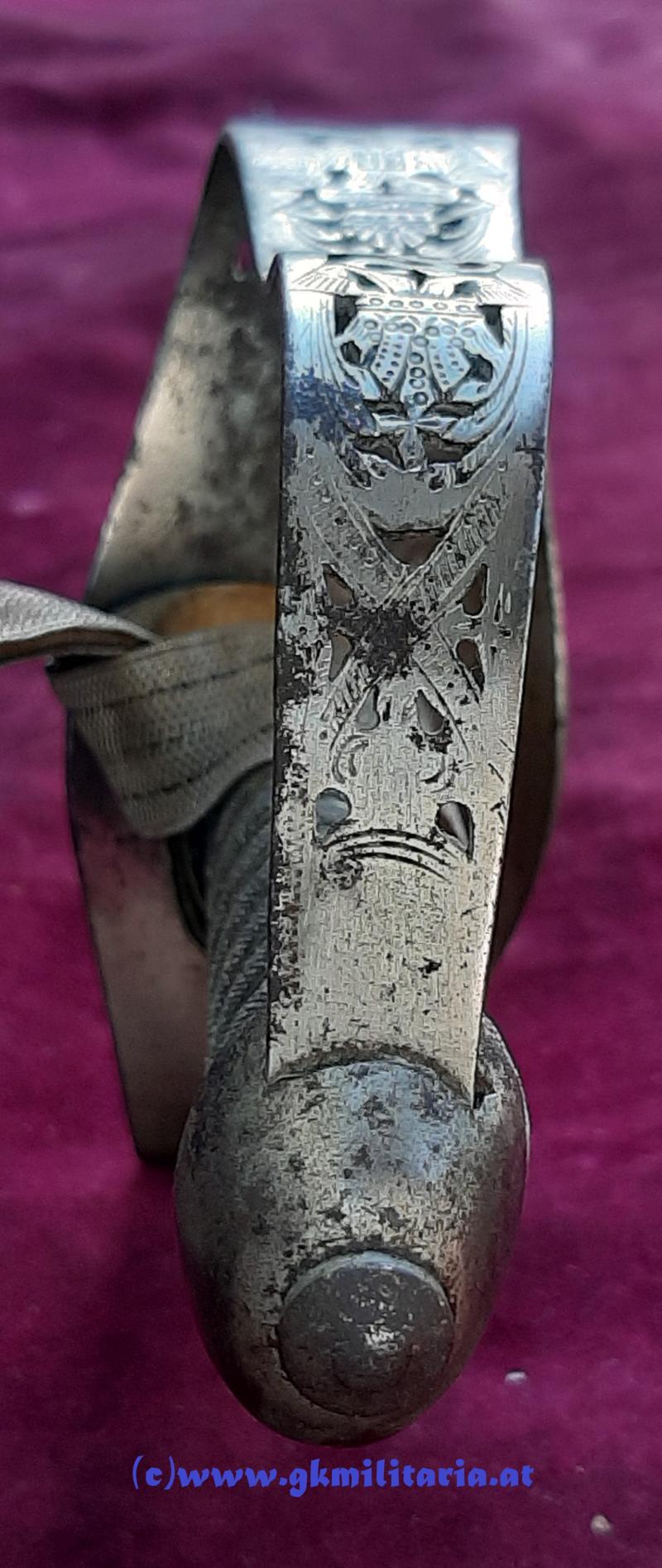 k.u.k. Landwehr-Gebirgstruppe Säbel für Offiziere Kaiser FJ I.!