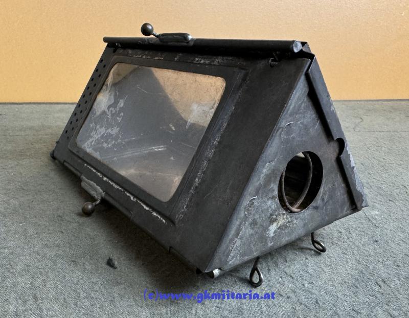 k.u.k. Faltlaterne - dreieckig - für Kavernen & Unterstände!