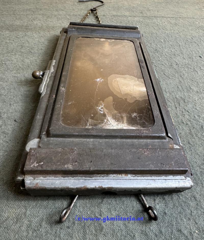 k.u.k. Faltlaterne - dreieckig - für Kavernen & Unterstände!