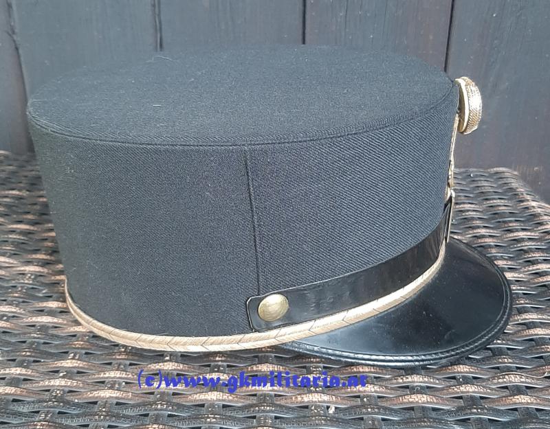 Österreich Bundesstaat - schwarze steife Kappe für Offiziere!! Wiener Kraftfahrjäger!!