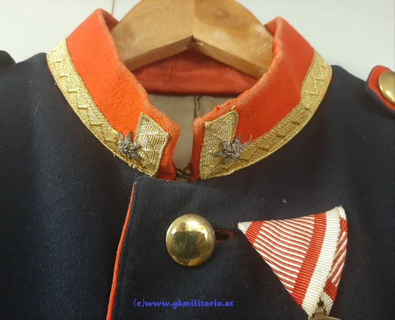 k.u.k. Waffenrock Fähnrich Infanterie! - Inf. Reg. 35 !!