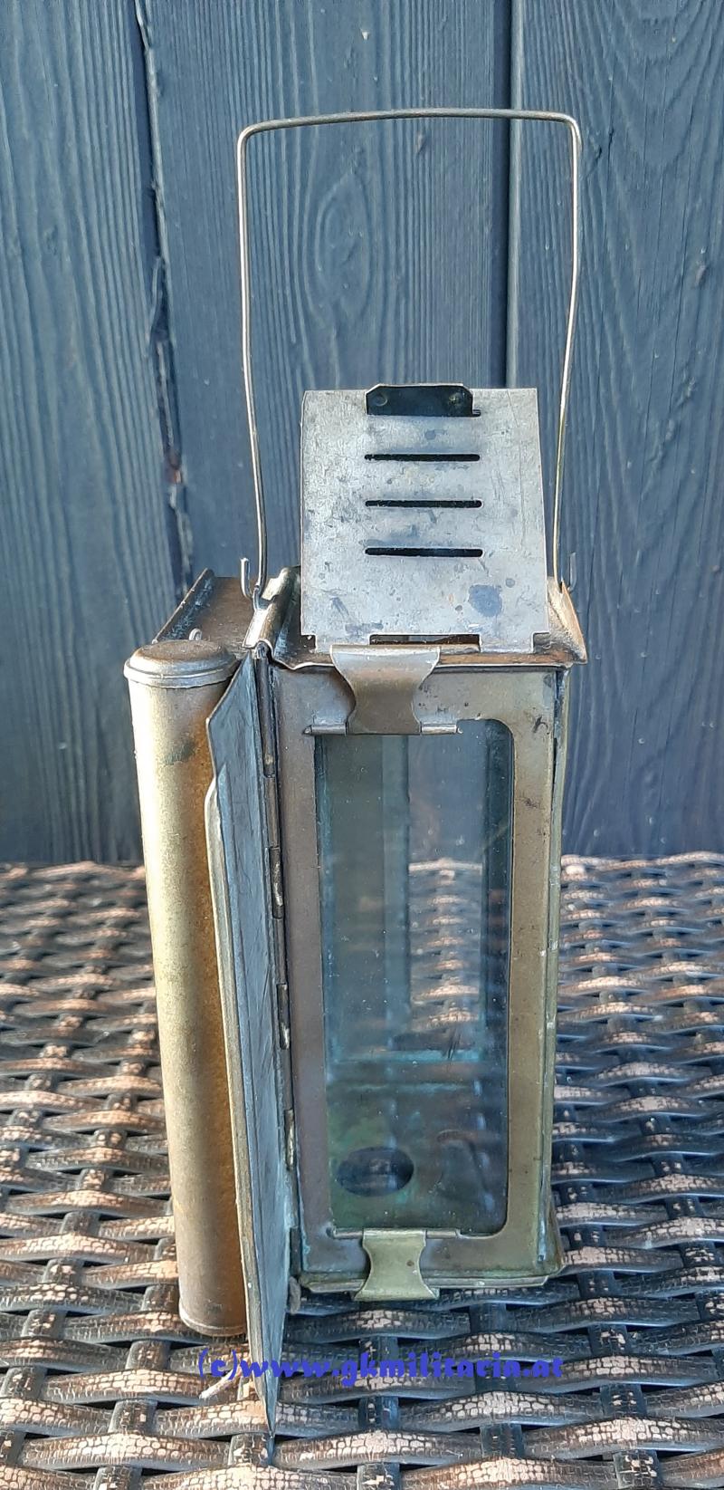 k.u.k. Armee Faltlaterne Doppeladler Bruzicka, Graz - 1880! - sehr selten!