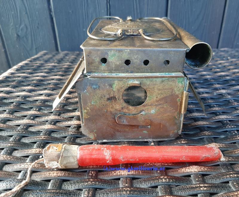 k.u.k. Armee Faltlaterne Doppeladler Bruzicka, Graz - 1880! - sehr selten!