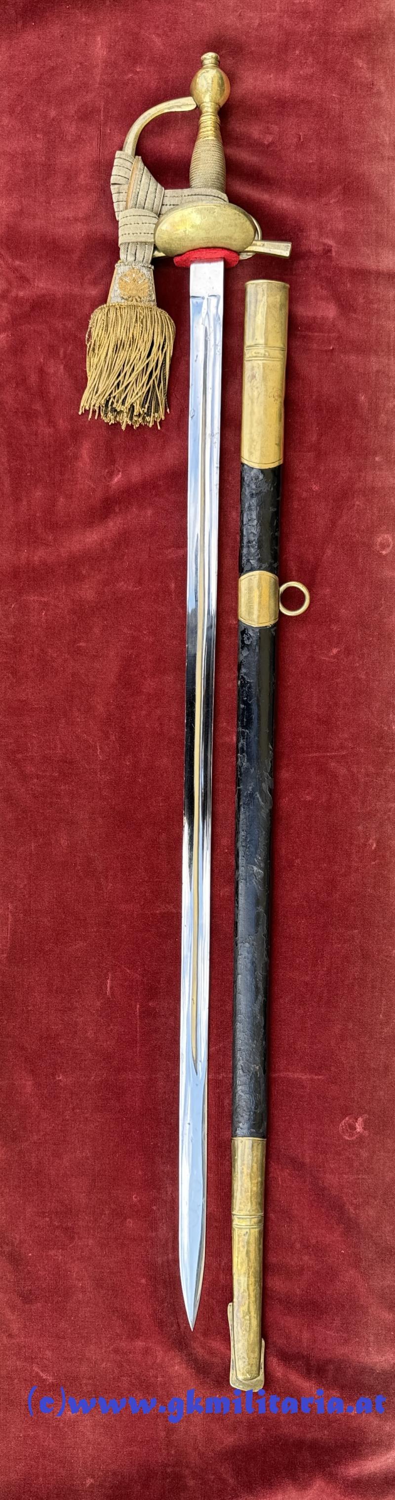 k.k. Degen M1890 für Militär-Intendantur-Beamte!