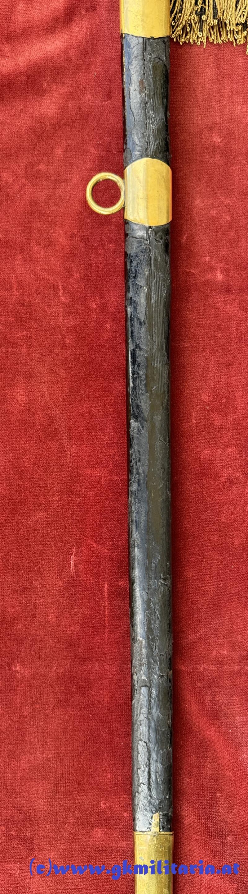 k.k. Degen M1890 für Militär-Intendantur-Beamte!