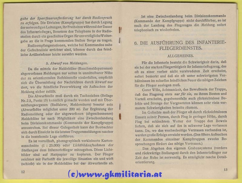 k.u.k. Luftfahrtruppe - Vorschrift für den Truppenfliegerdienst III. Teil! - GEHEIM!