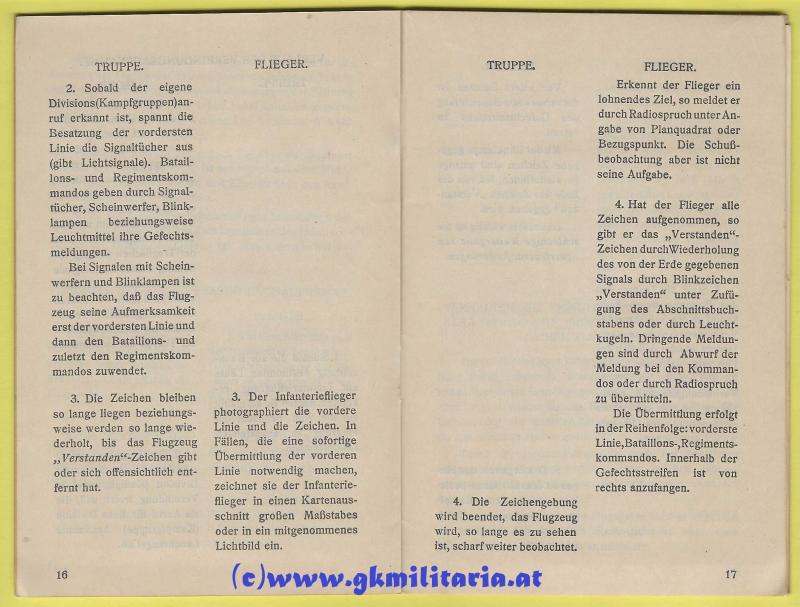 k.u.k. Luftfahrtruppe - Vorschrift für den Truppenfliegerdienst III. Teil! - GEHEIM!
