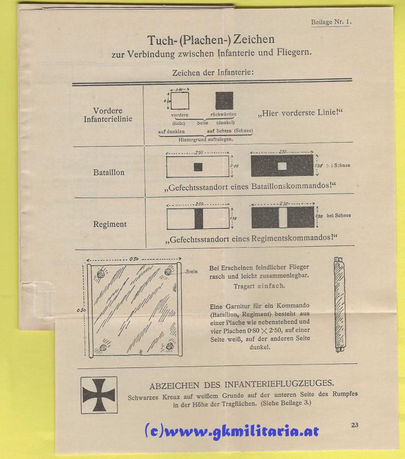 k.u.k. Luftfahrtruppe - Vorschrift für den Truppenfliegerdienst III. Teil! - GEHEIM!