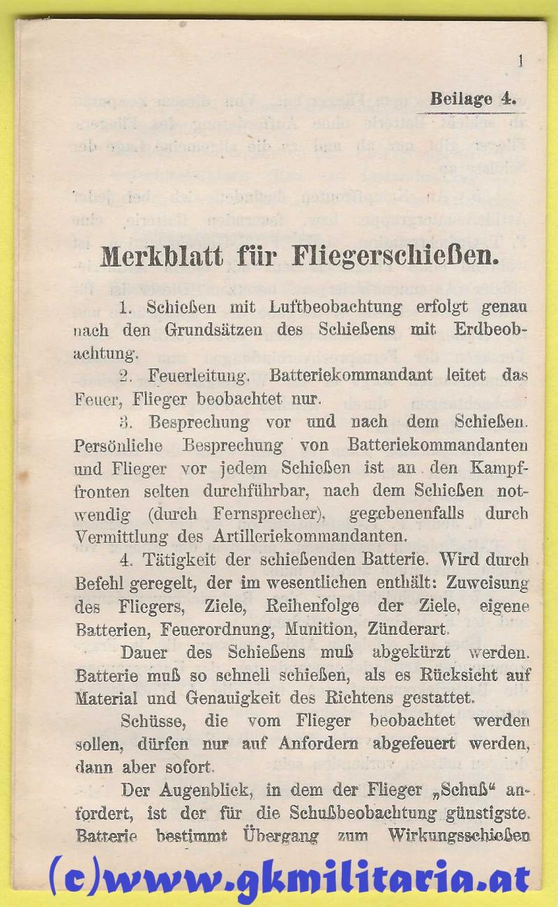 k.u.k. Luftfahrtruppe - Vorschrift für den Truppenfliegerdienst III. Teil! - GEHEIM!