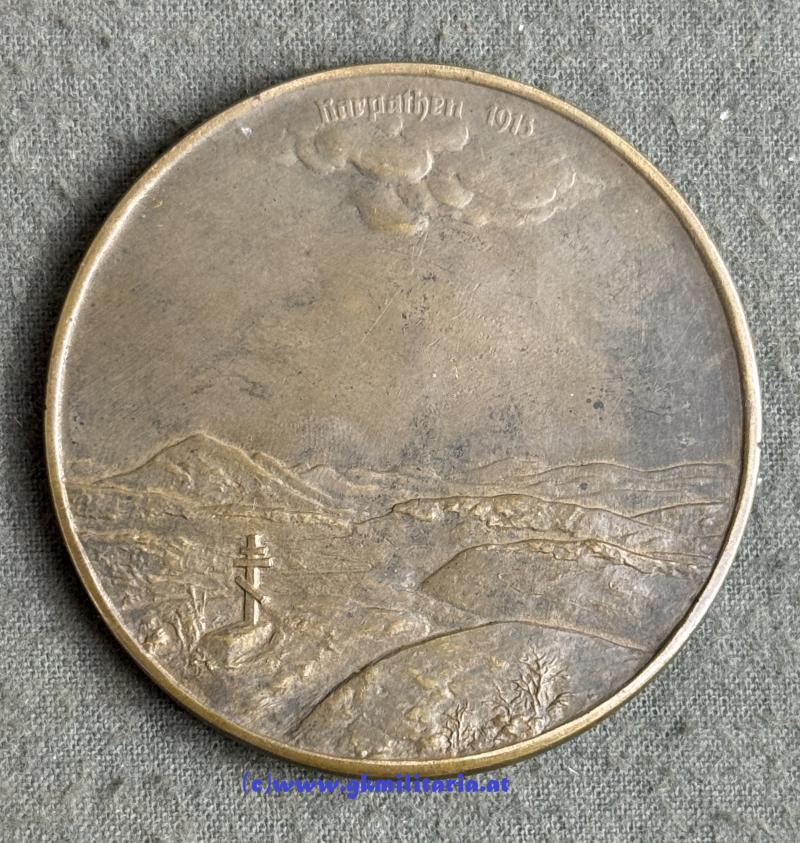 k.u.k. Medaille General d. K. Eduard von Böhm Ermolli Kmdt. 2. Armee - Lemberg 1915/Karpathen!