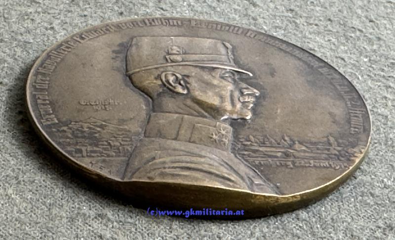 k.u.k. Medaille General d. K. Eduard von Böhm Ermolli Kmdt. 2. Armee - Lemberg 1915/Karpathen!