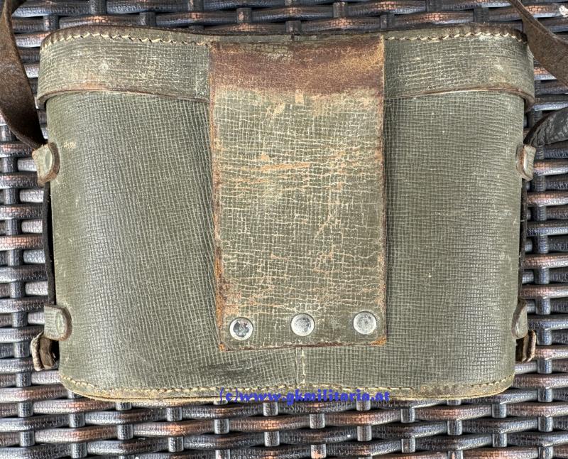 k.u.k. Köcher für den k. u. k. österreichischen Armee-Feldstecher - Variante Ersatzmaterial mit Armeeabnahme!!