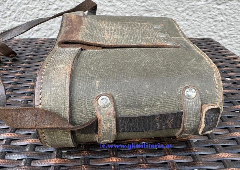 k.u.k. Köcher für den k. u. k. österreichischen Armee-Feldstecher - Variante Ersatzmaterial mit Armeeabnahme!!