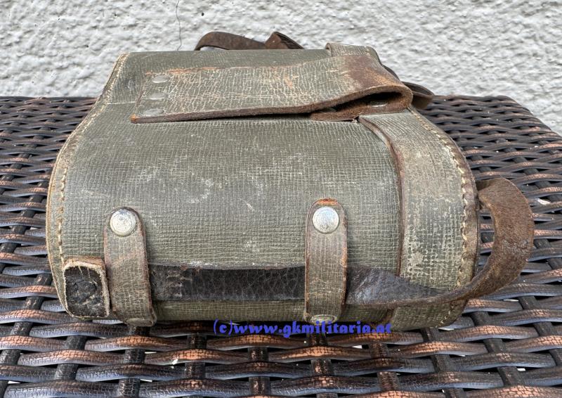 k.u.k. Köcher für den k. u. k. österreichischen Armee-Feldstecher - Variante Ersatzmaterial mit Armeeabnahme!!