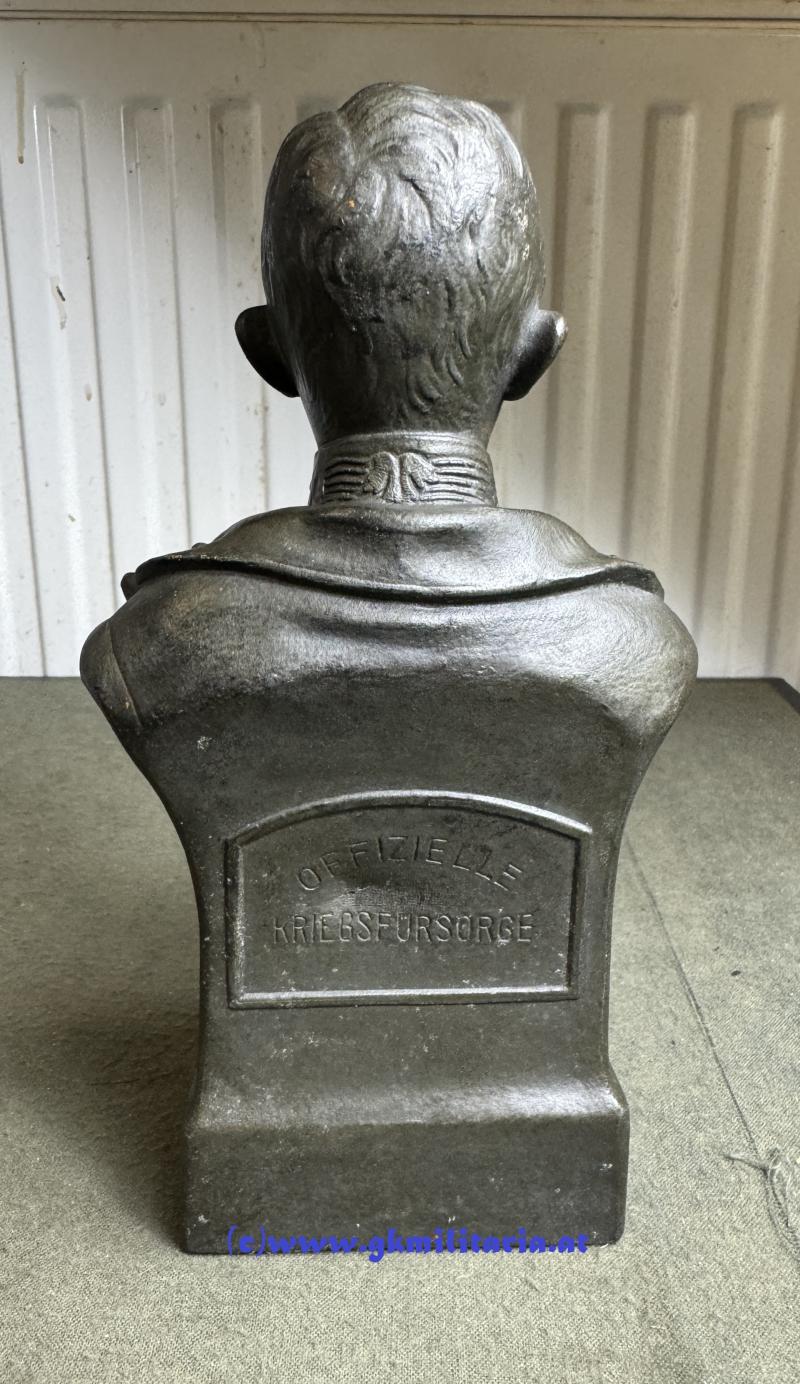 Büste Kaiser Karl I. von Österreich - Offizielle Kriegsfürsorge!!