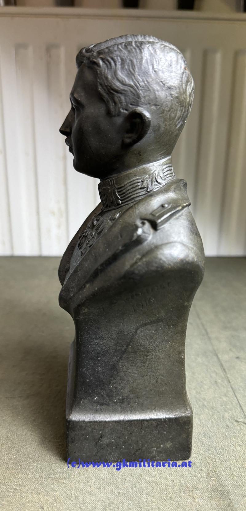 Büste Kaiser Karl I. von Österreich - Offizielle Kriegsfürsorge!!