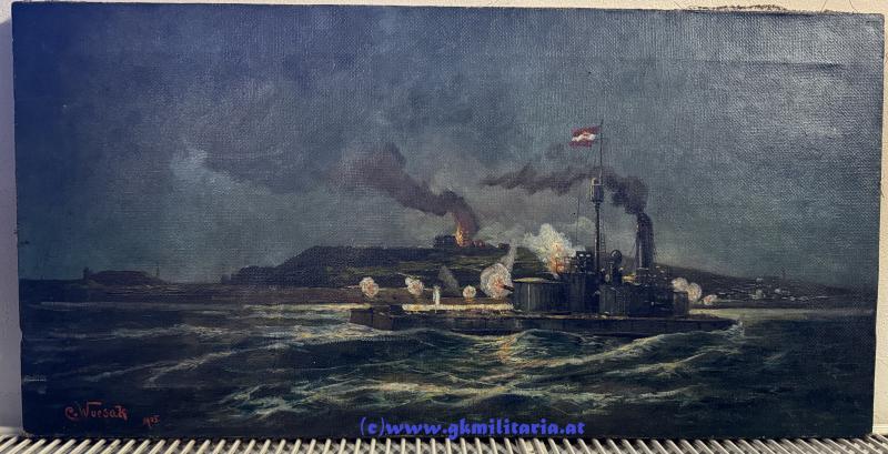 Ölbild k.u.k. Kriegsmarine