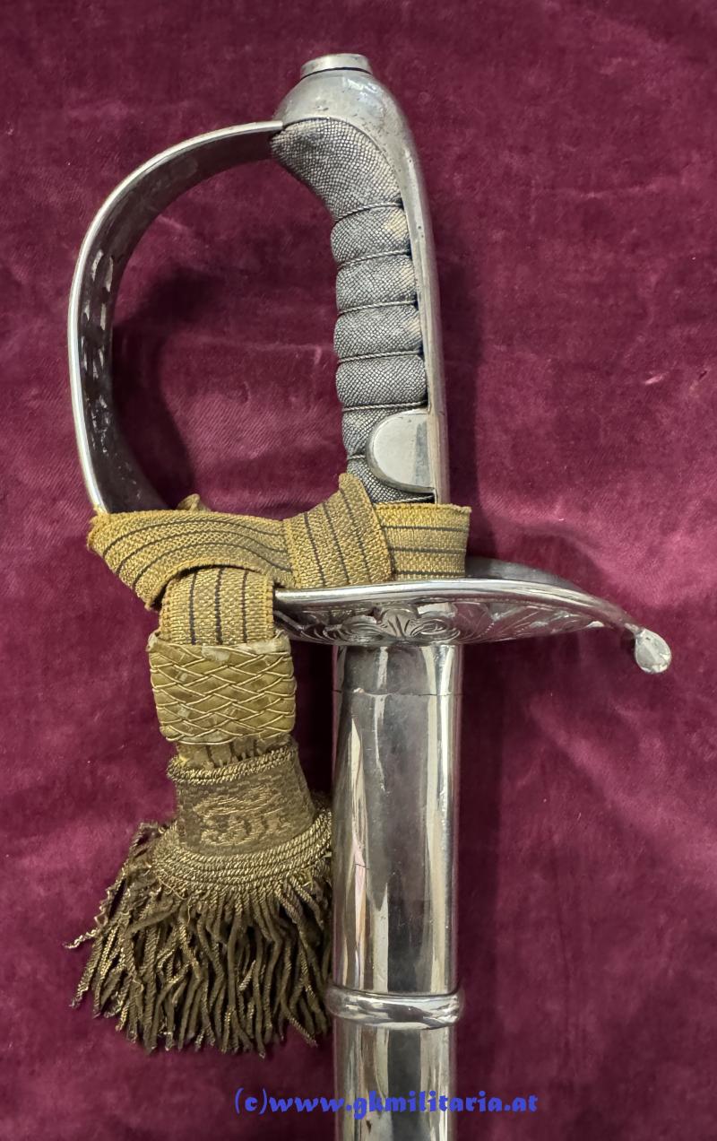 k.u.k. Säbel für Offiziere Kavallerie M1869 - Korb m. Doppeladler!
