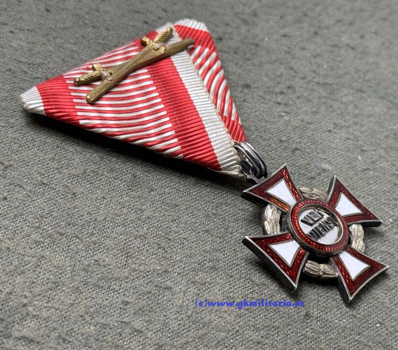 k.u.k. Militärverdienstkreuz 3. Klasse mit KD und Schwertern!