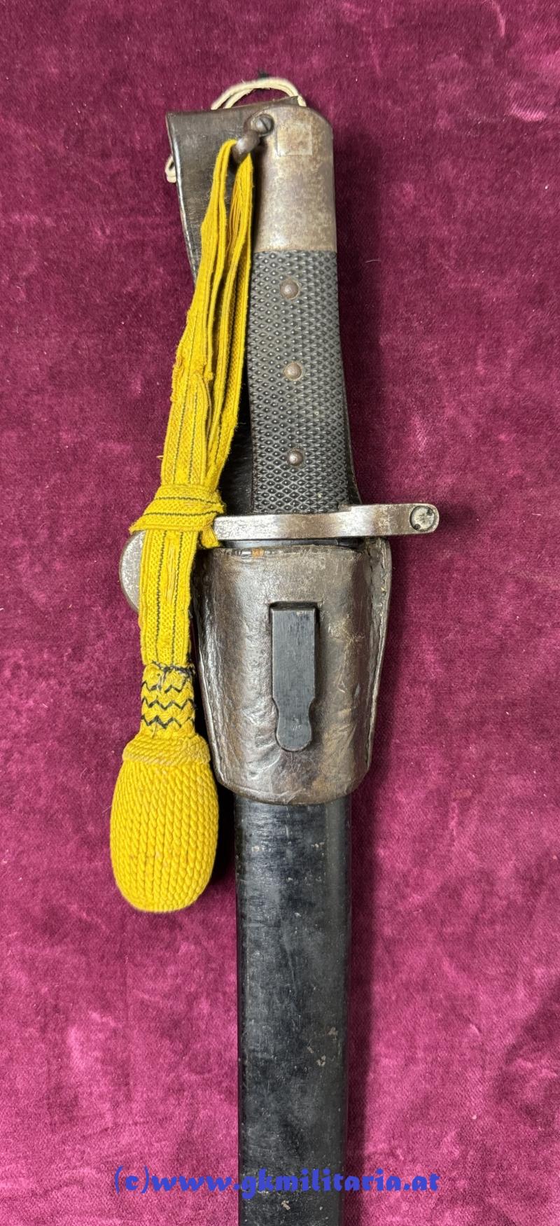 k.u.k. Werndl Bajonett M1873 mit Portepee!! - Unteroffizier !!