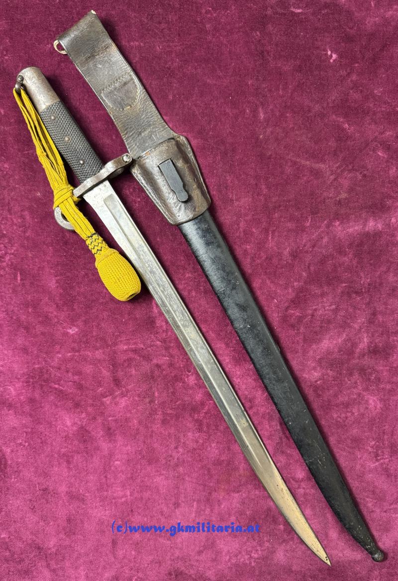 k.u.k. Werndl Bajonett M1873 mit Portepee!! - Unteroffizier !!