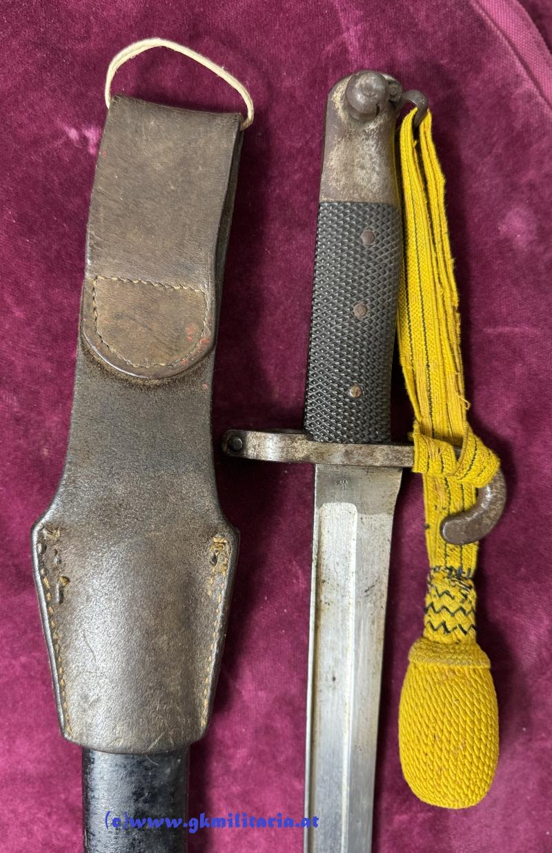 k.u.k. Werndl Bajonett M1873 mit Portepee!! - Unteroffizier !!