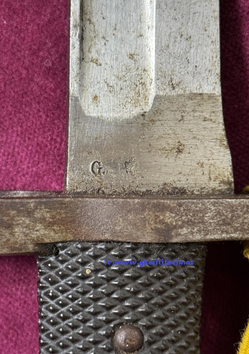 k.u.k. Werndl Bajonett M1873 mit Portepee!! - Unteroffizier !!