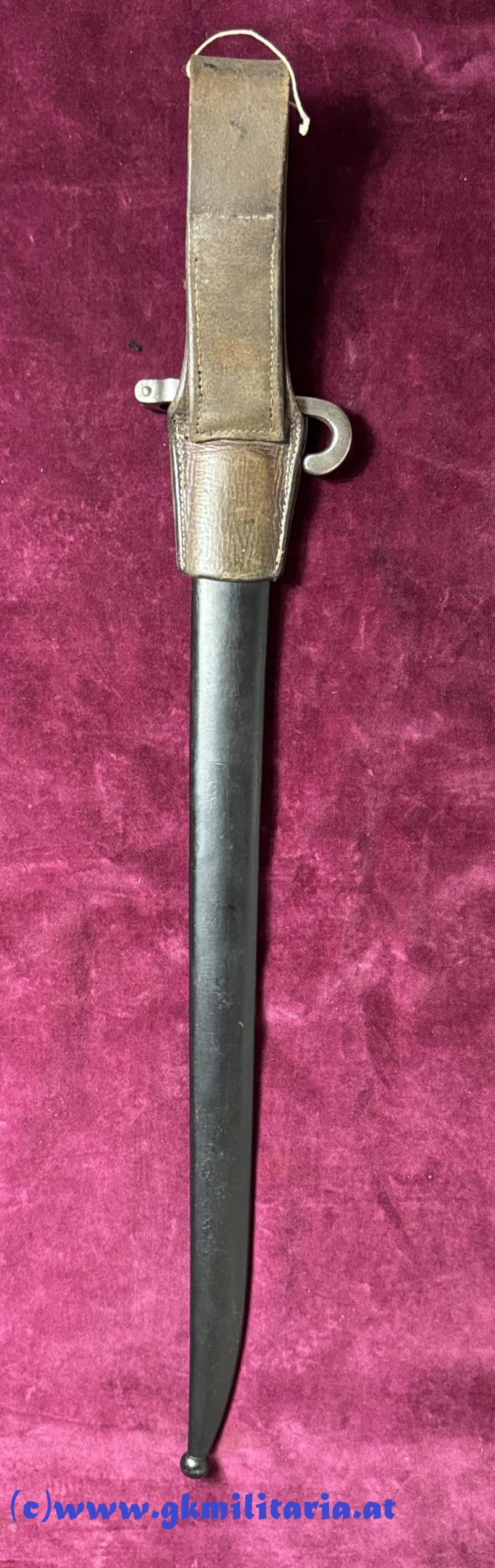 k.u.k. Werndl Bajonett M1873 Mannschaft !! - Landwehr-Infanterie-Reg iment Nr. 21 St. Pölten!!