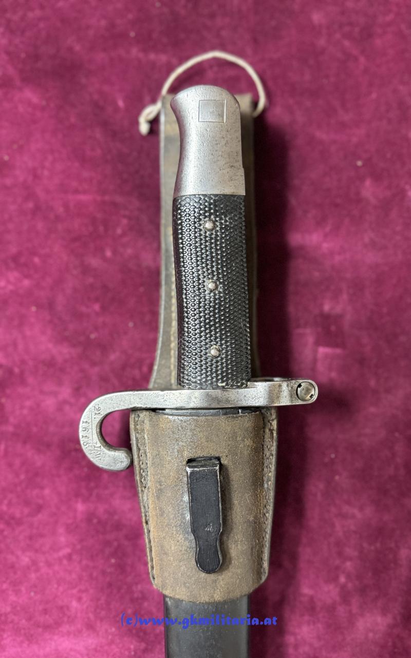 k.u.k. Werndl Bajonett M1873 Mannschaft !! - Landwehr-Infanterie-Reg iment Nr. 21 St. Pölten!!