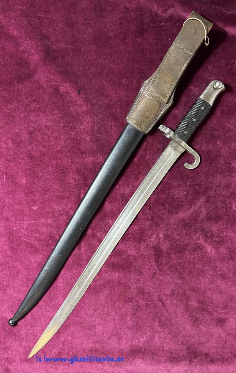 k.u.k. Werndl Bajonett M1873 Mannschaft !! - Landwehr-Infanterie-Reg iment Nr. 21 St. Pölten!!