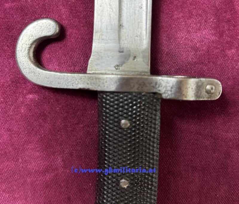 k.u.k. Werndl Bajonett M1873 Mannschaft !! - Landwehr-Infanterie-Reg iment Nr. 21 St. Pölten!!