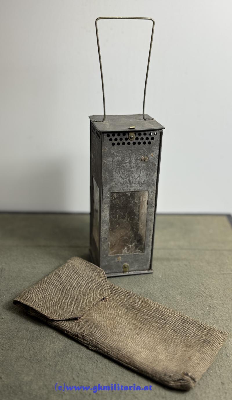 k.u.k. Faltlaterne Gebirgstruppe mit Tasche!!