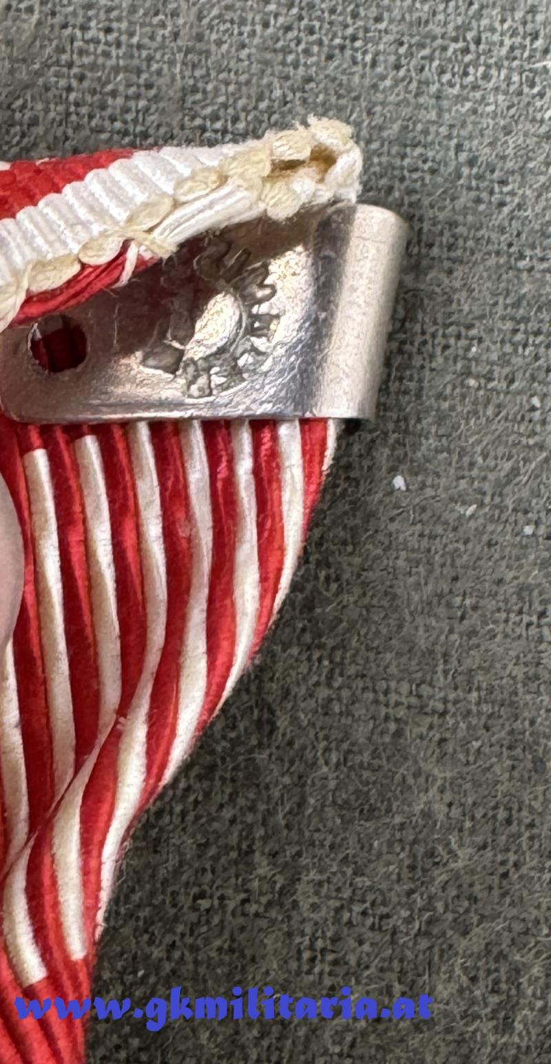 Silberne Tapferkeitsmedaille 2. Klasse Kaiser Karl I. mit WH-Spange - Zimbler!!