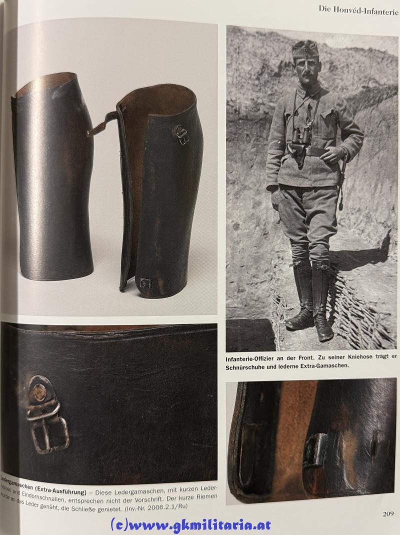 k.u.k. Ledergamaschen!