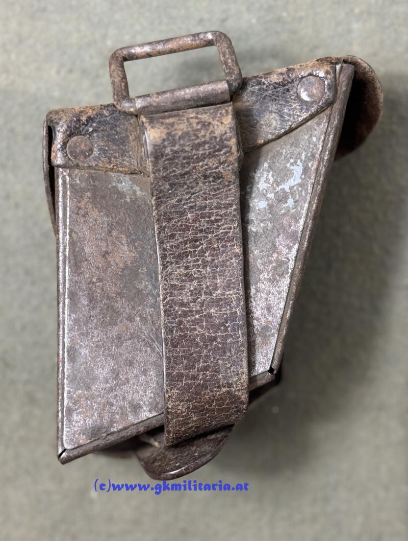k.u.k. Patronentasche M95 - Ersatzmaterial Metall hechtgrau/feldgrau!
