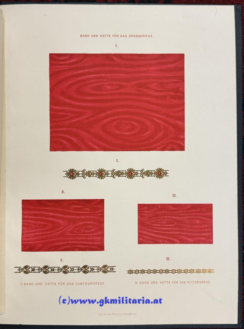 Gedenkblatt/Statuten Franz Joseph-Orden Leopold TOMOLA!!