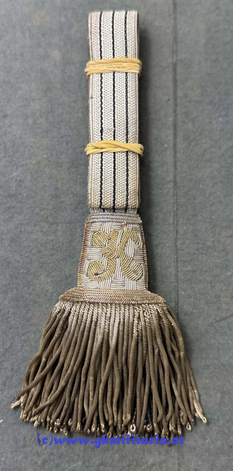 k.u.k. Portepee Kaiser Karl für Säbel k.u.k. Beamte!!