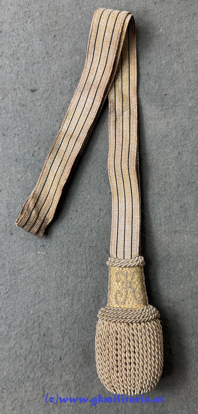 k.u.k. Portepee Kaiser Karl für Offiziere Bajonett!!