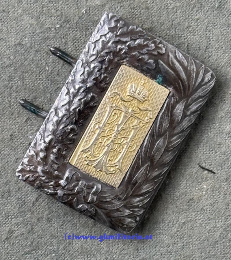 k.u.k. Koppelschloss für Offiziere - Kaiser Franz Josef I. - B.S.W.!!