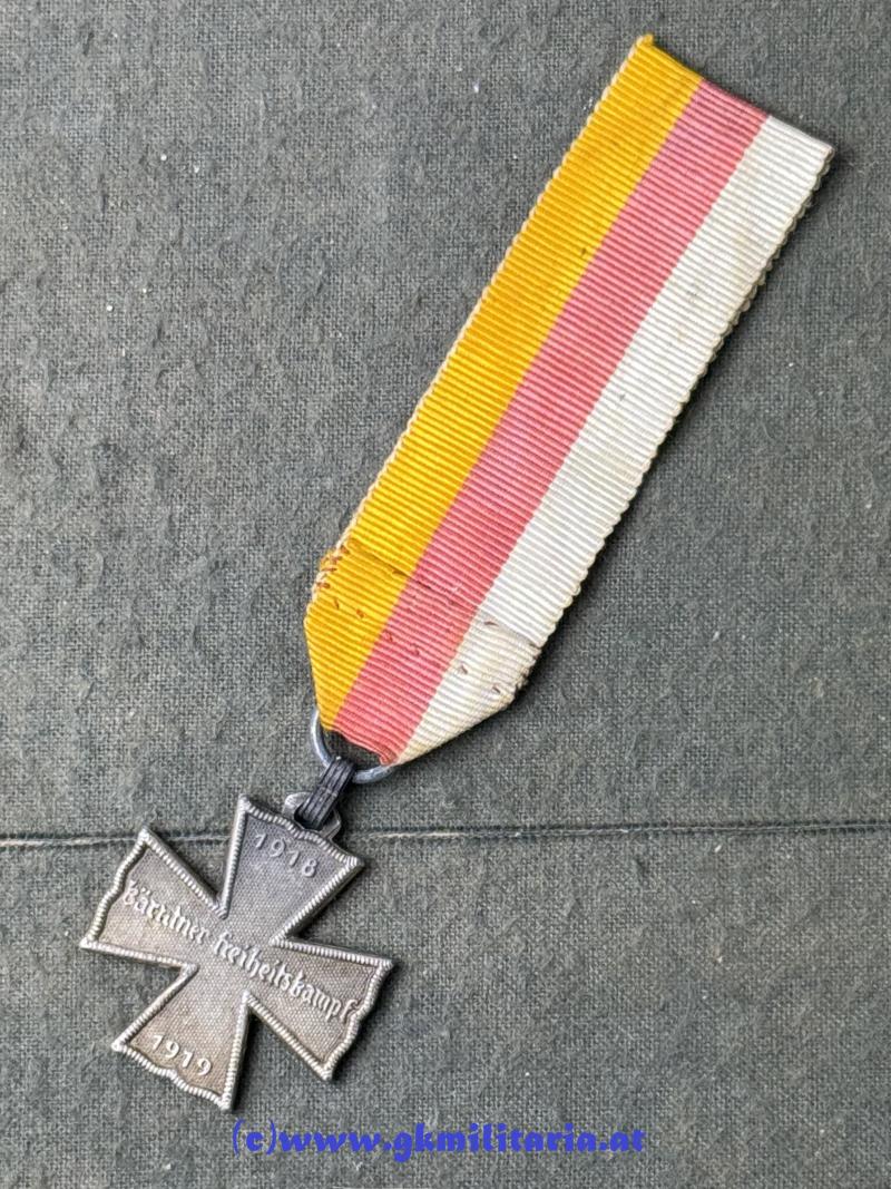 Allgemeines Kärntner Kreuz für Verdienst!! - Kärntner Abwehrkampf 1919 !!