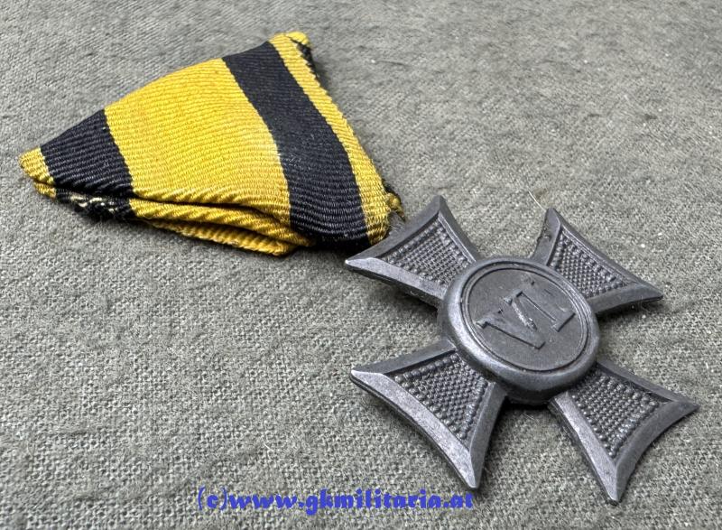 k.u.k. Militärdienstzeichen Mannschaft/Uoffz. VI Jahre!