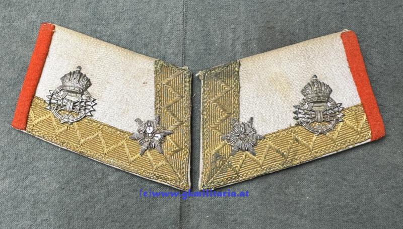 Paar k.u.k. Kragenspiegel Fähnrich Inf. Reg. 59 Telegraphentruppe !!