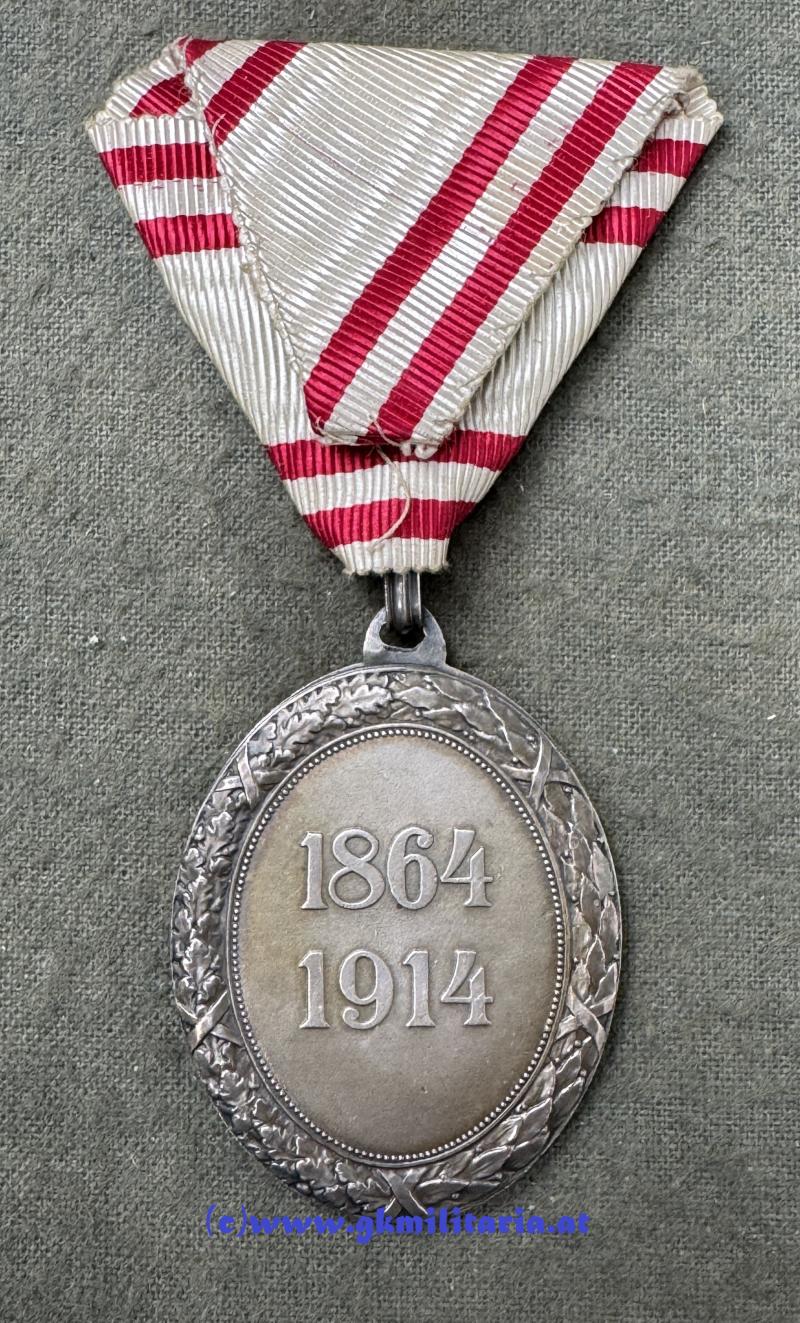 k.u.k. Silberne Ehrenmedaille des Roten Kreuzes mit KD im Etui! - TOP!