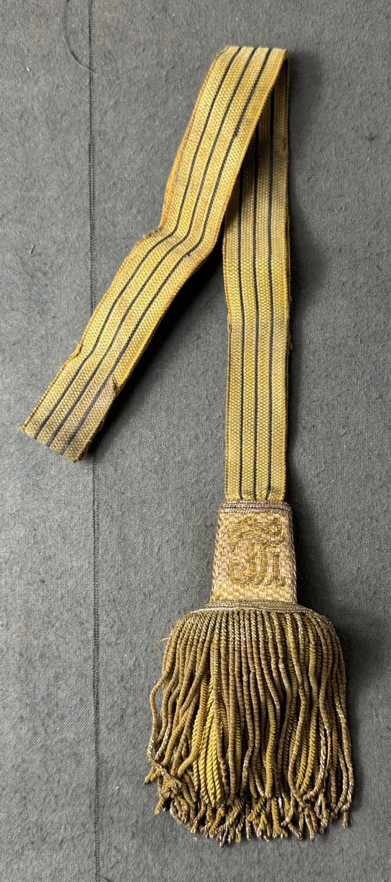 k.u.k. Portepee Säbel Kaiser Franz Joseph I. - originaler Verkaufskarton!