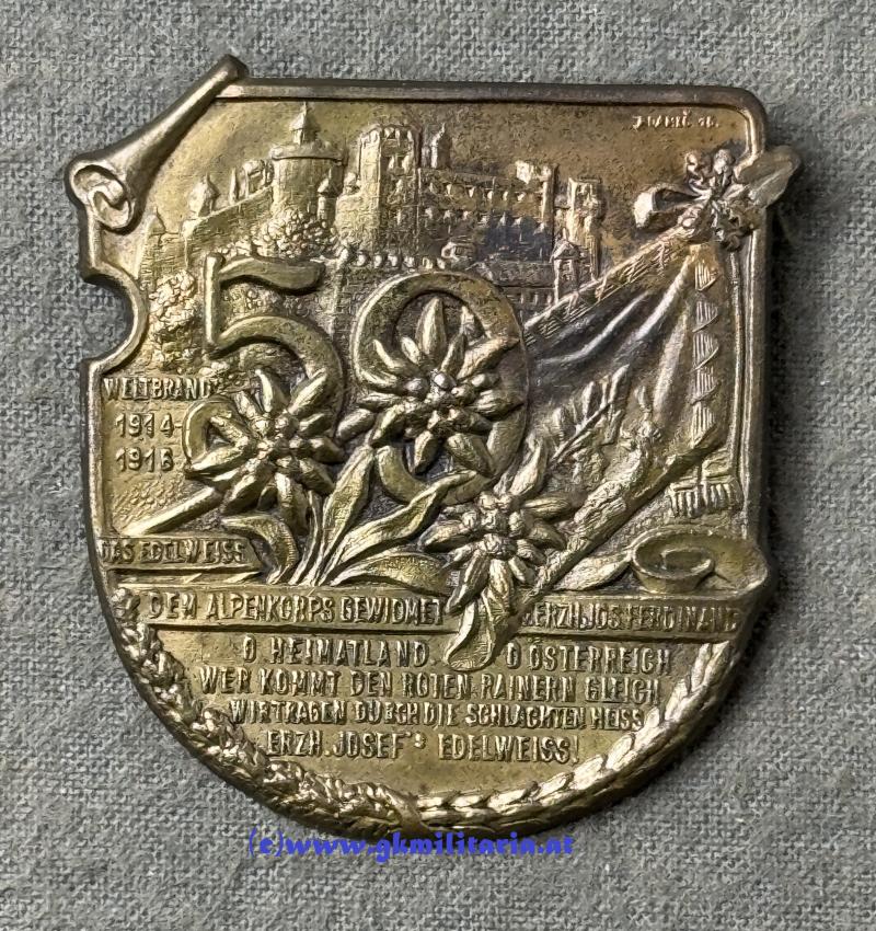 k.u.k. Kappenabzeichen Infanterie-Regiment