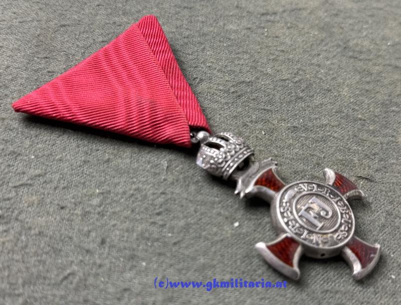 k.u.k. Silbernes Verdienstkreuz mit Krone !!