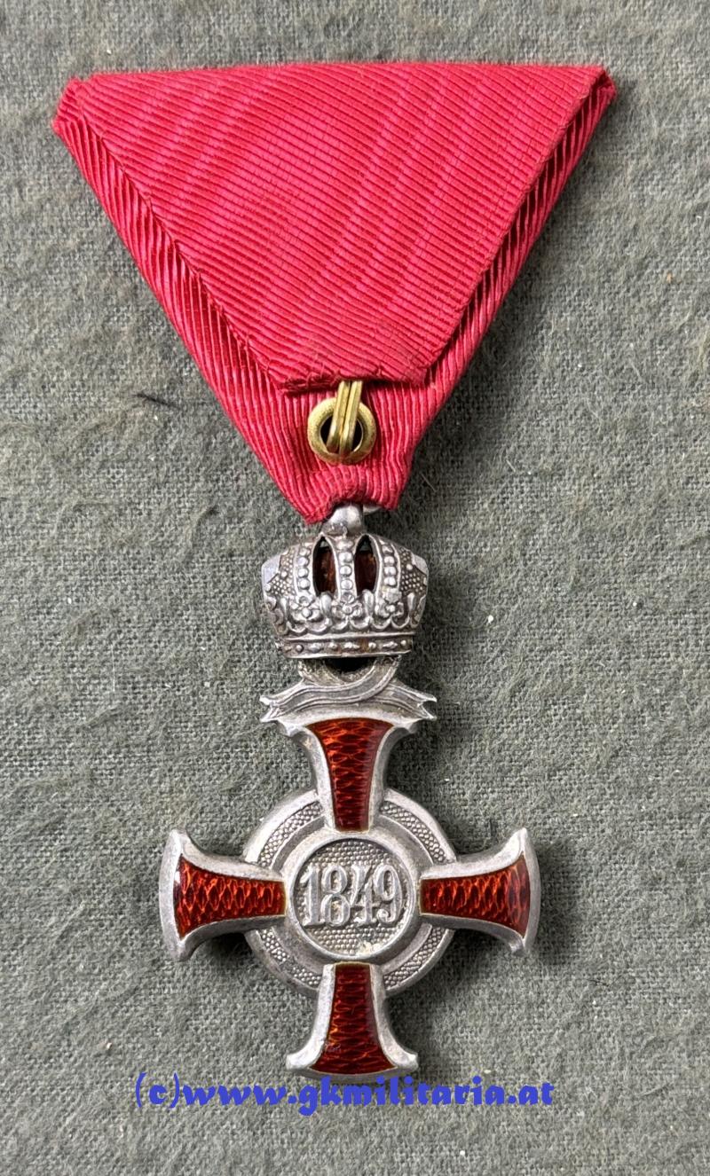 k.u.k. Silbernes Verdienstkreuz mit Krone !!